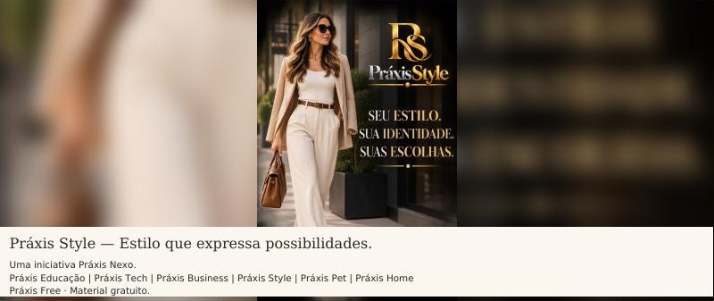 Práxis Style: seu estilo, sua identidade, suas escolhas